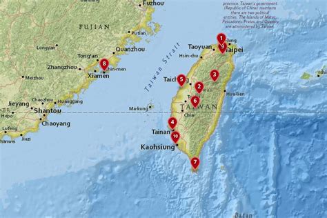 10 Best Places to Visit in Taiwan (+Map) .